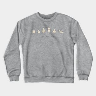 Evolution of Paper Crane Crewneck Sweatshirt